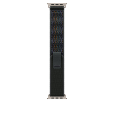 Apple Watch Strap 49mm - Black Titanium Finish - Black - Trail Loop - M/L (145-220mm)