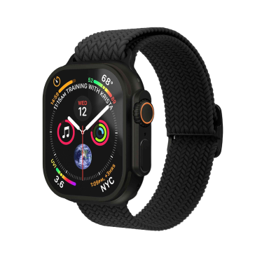 Vonmahlen Woven Loop - 44/45/46/49mm - Black/Black