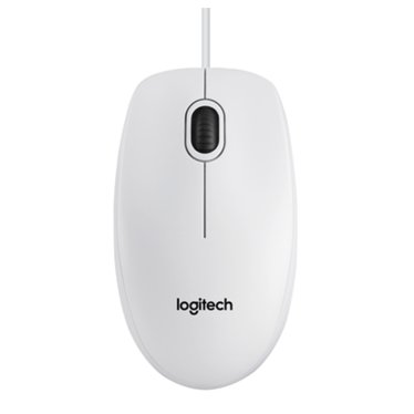 #Logitech Mouse B100 - White