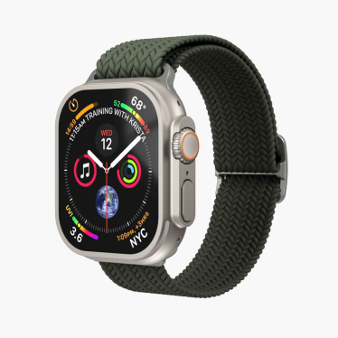 Vonmahlen Woven Loop - 42/44/45/49mm - Silver/Olive