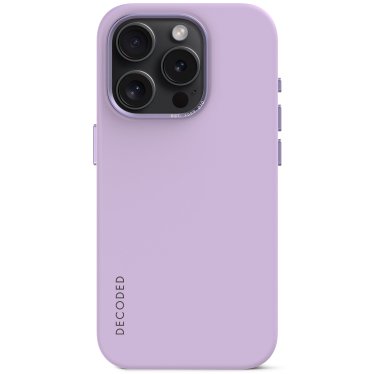 Decoded Anti-Microbial Silicone Backcover - iPhone 15 Pro - Lavender
