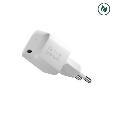 Native Union USB-C Fast GaN Charger V2 - 30W - White%
