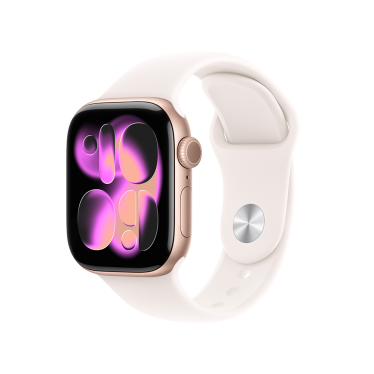 [Open Box] Apple Watch S11 - 42mm - Rose Gold Aluminium - Light Blush Sport Band - M/L
