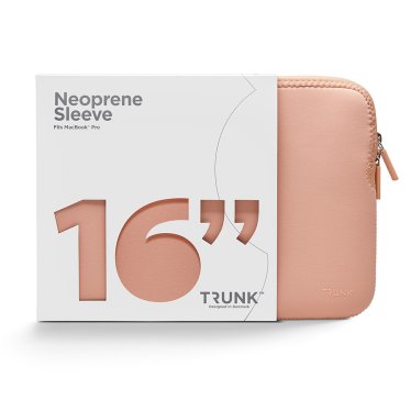 TRUNK Neoprene Sleeve - MacBook Pro 16" (2021-2026) - Coral Pearl