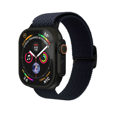 Vonmahlen Woven Loop - 40/41/42mm - Black/Navy