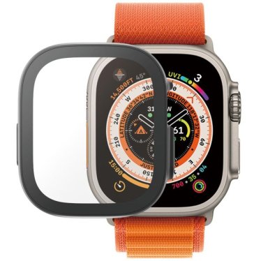 PanzerGlass Full Body Screenprotector - Apple Watch Ultra - 49mm - Black