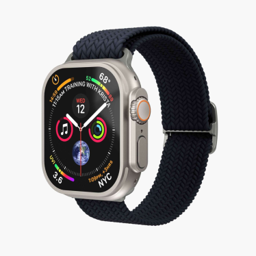 Vonmahlen Woven Loop - 42/44/45/49mm - Silver/Navy