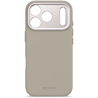 Decoded Silicone Backcover - iPhone 17 Pro - Soft Taupe
