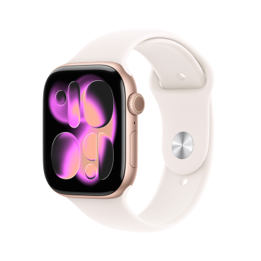 Apple Watch S11 - 46mm - Rose Gold Aluminium - Light Blush Sport Band - M/L