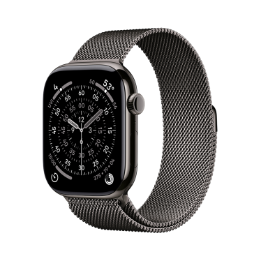 [Open Box] Apple Watch S11 Cellular - 46mm - Slate Titanium - Slate Milanese Loop - M/L