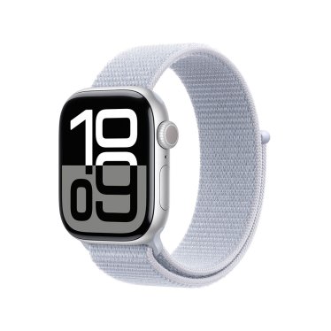 [Open Box] Apple Watch S10 - 42mm - Silver Aluminium - Blue Cloud Sport Loop -  (130-200mm)
