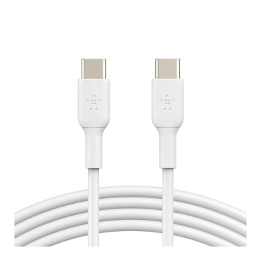 [Open Box] Belkin PVC USB-C to USB-C Cable (60W) - 1m - White
