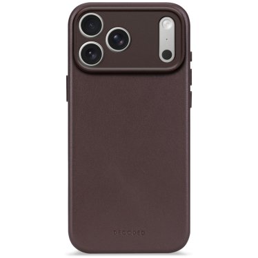 Decoded Leather Backcover - iPhone 17 Pro  - Chocolate Brown