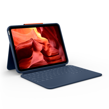 #Logitech Rugged Combo 4 Touch - iPad 10.9" (2022) / iPad 11" (2025) - Blue