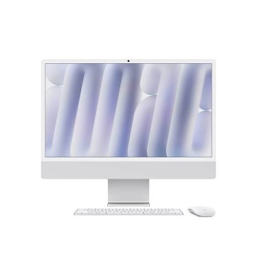 iMac 24" Silver - M4 10C-CPU & 10C-GPU - 24GB - 512GB - Gbit Eth - Mouse - MK-TID-NUM