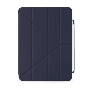 Pipetto Origami Pencil Case - iPad Air 10.9 (2020/2022) / iPad Air 11 (2024) - Dark Blue