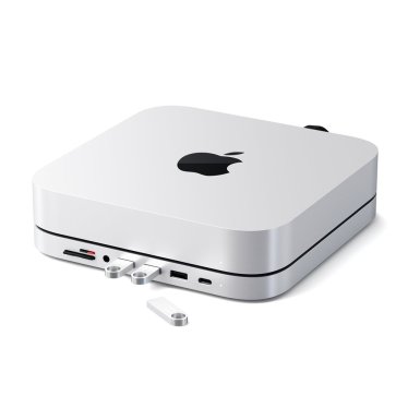 Satechi standaard en hub Mac mini - zilver