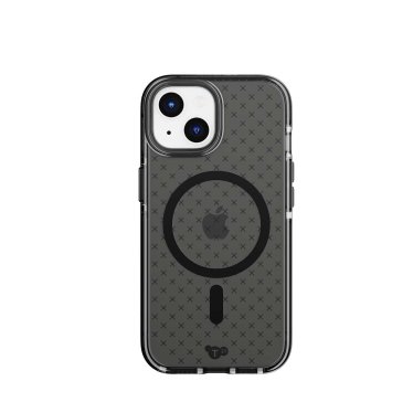 Tech21 Evo Check MagSafe hoesje - iPhone 15 - smokey/zwart