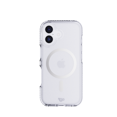 Tech21 EvoCrystal MagSafe - iPhone 17 - Clear/Metalic Silver