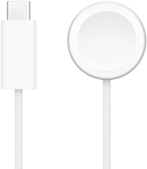 USB‑C-oplader naast magnetische snellader voor Apple Watch