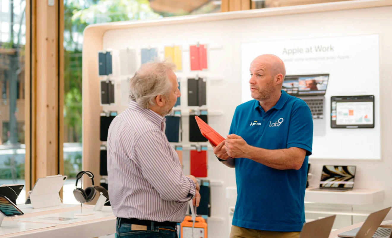 Amac training uitleg in de winkel